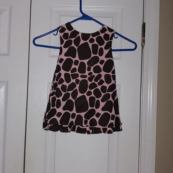 Girl Bailey Boys Pink Brown Purse Jumper Dress Sz 12M NWOT - Picture 4 of 4